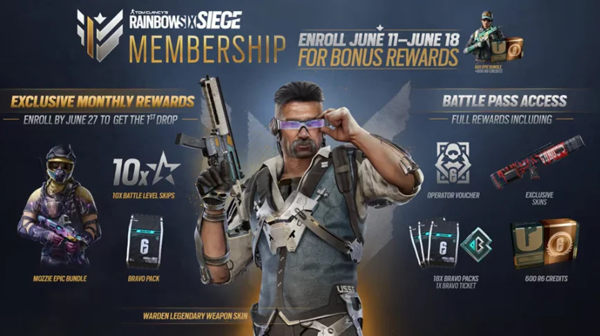 Rainbow Six Siege Membership